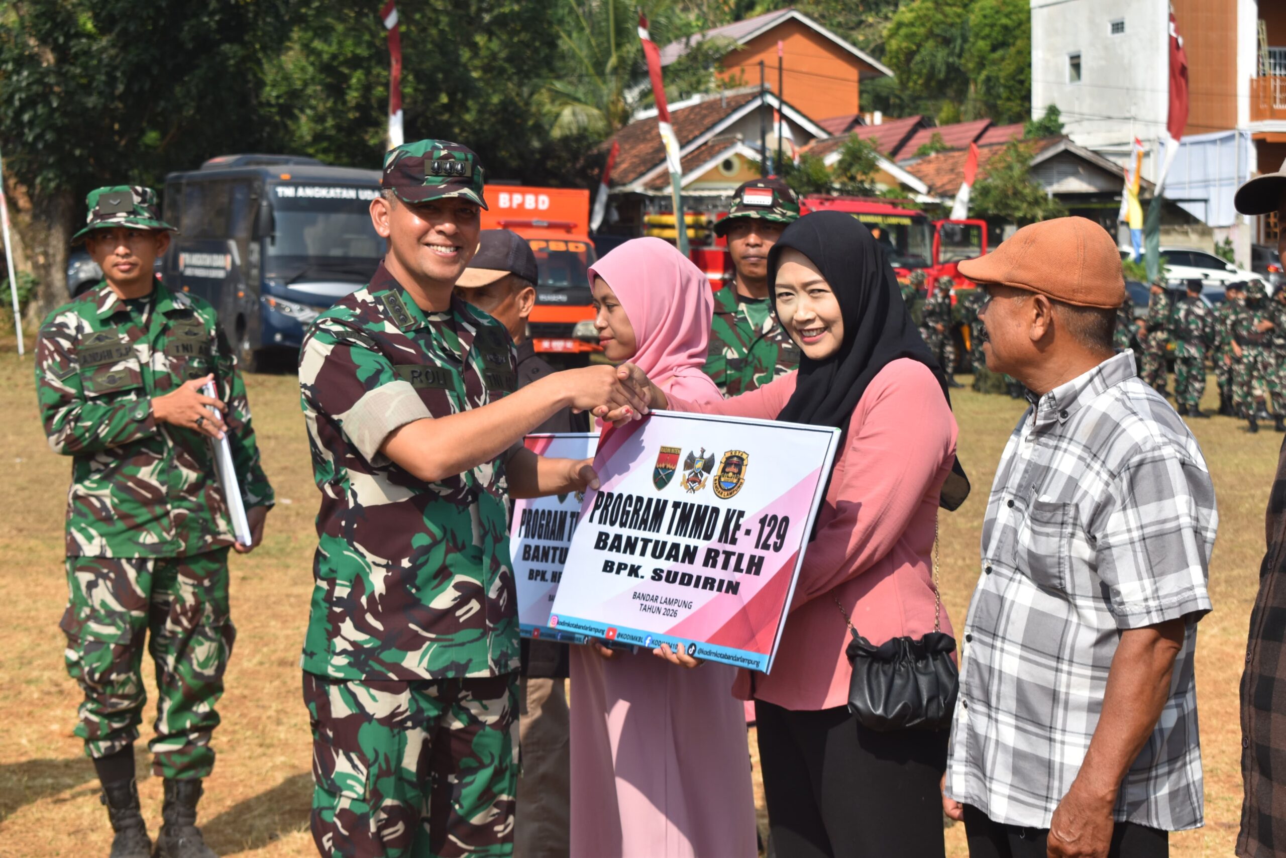 Kasdam XXI/Radin Inten Tutup TMMD ke-129 di Bandar Lampung, Kasrem 043/Gatam Tekankan Perawatan Hasil Pembangunan