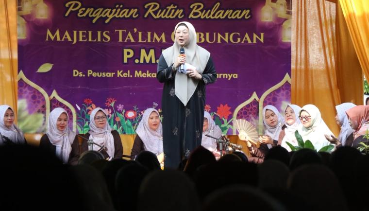 Wabup Tangerang Intan Nurul Hikmah Ajak Majelis Taklim Jadi Garda Depan Sukseskan Program Pembangunan dan Sekolah Gratis