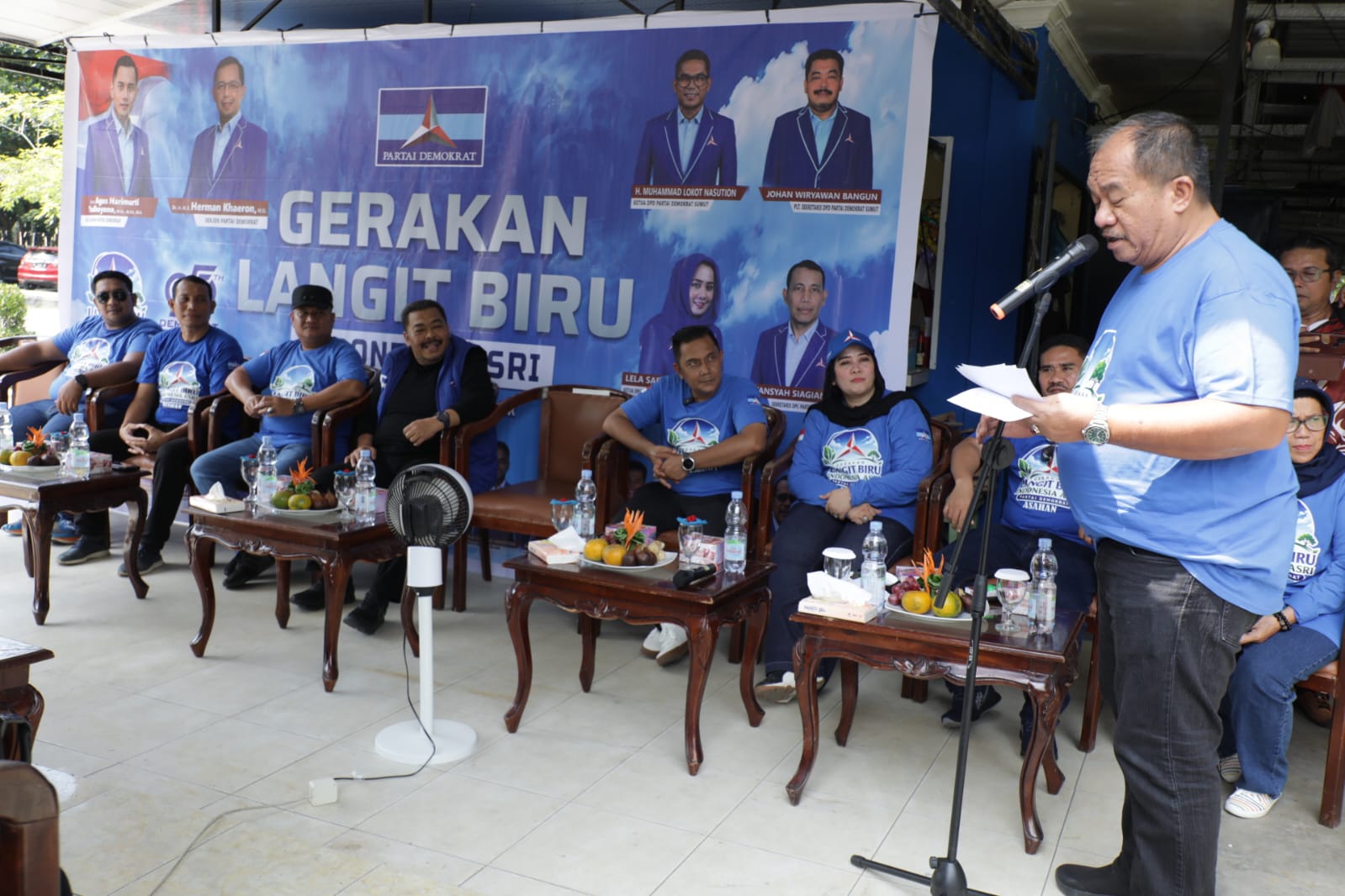 Bupati Asahan dan Partai Demokrat Gelar Aksi Lingkungan di Taman Hutan Kota Kisaran, Tanam Pohon hingga Lepas Burung Merpati