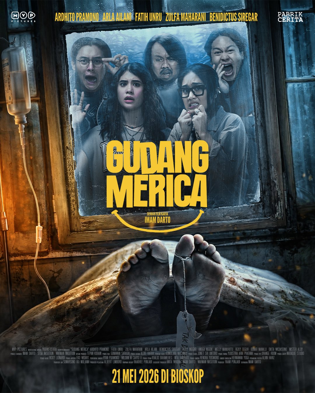 Film Horor Komedi “Gudang Merica” Siap Tayang Mei 2026, Angkat Kisah Mahasiswa Koas di Rumah Sakit Mencekam