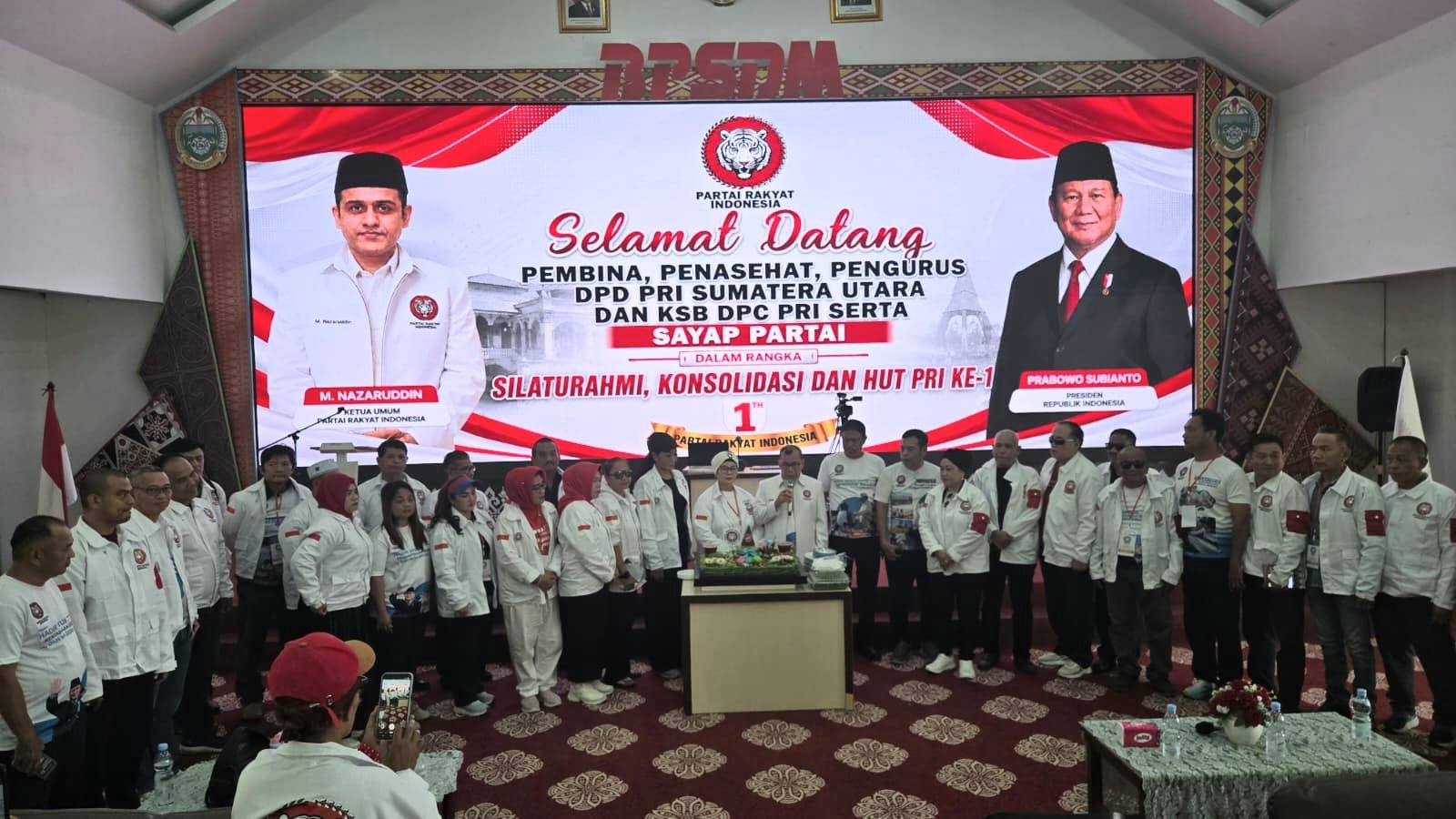 DPD PRI Sumut Gelar HUT ke-1 Partai, Targetkan DPAC Rampung di 33 Kabupaten/Kota untuk Pemilu 2029