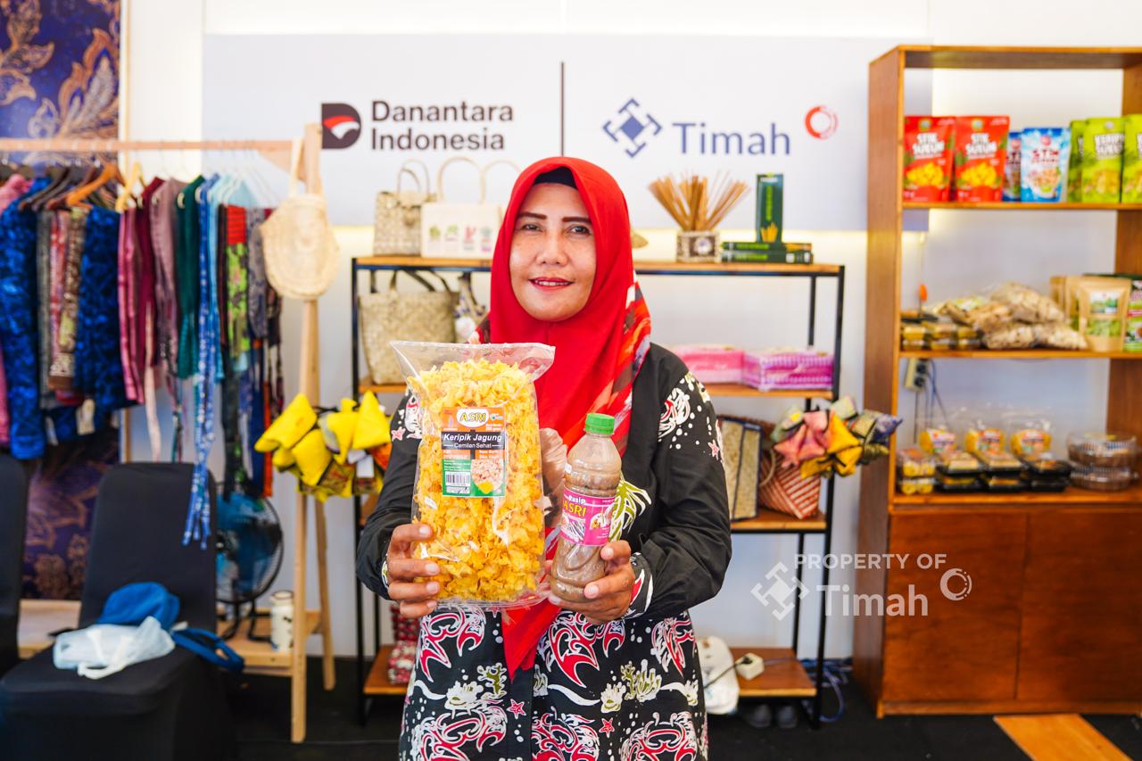 PT TIMAH Bawa Produk Mitra Binaan ke Belitung Expo 2026, Keripik Jagung hingga Rusip Asri Jadi Andalan