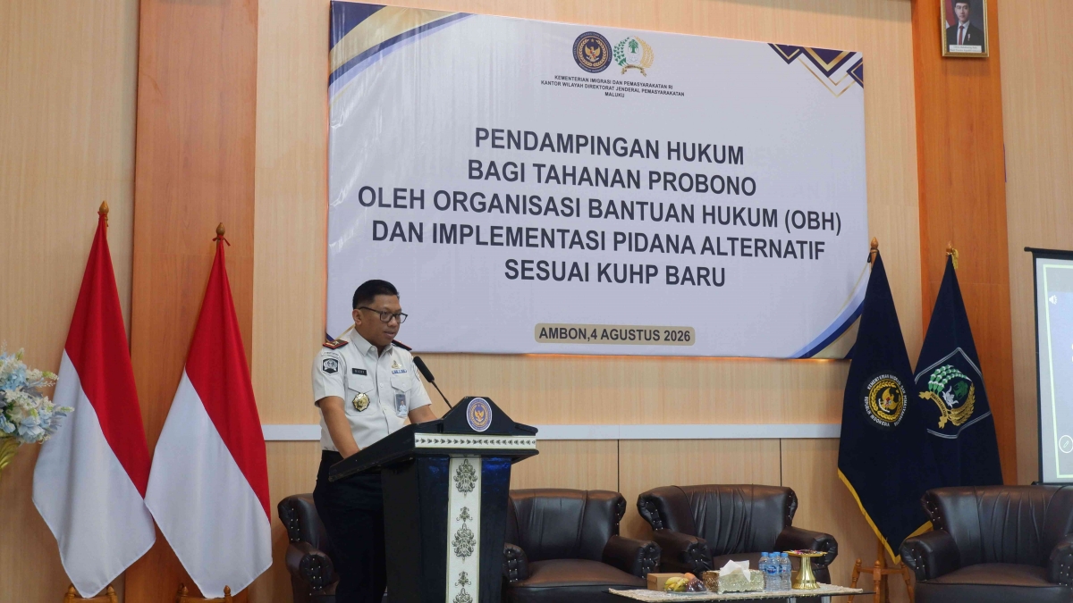 Kanwil Ditjenpas Maluku Gaet PERADI dan Kejari Ambon untuk Jamin Bantuan Hukum bagi Warga Binaan