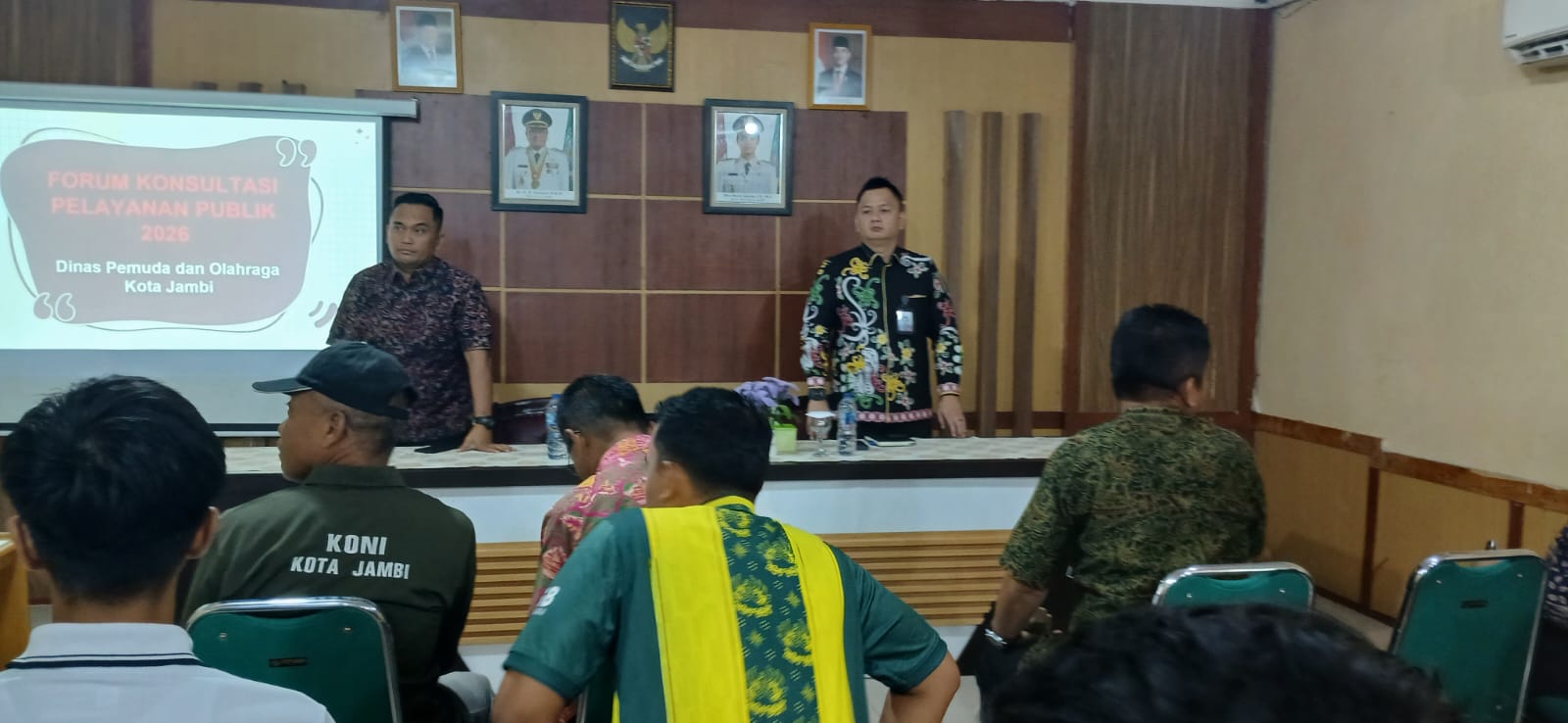 Dispora Kota Jambi Gelar Forum Konsultasi Publik, Serap Masukan Legalisasi Sertifikat Atlet dan Pemuda