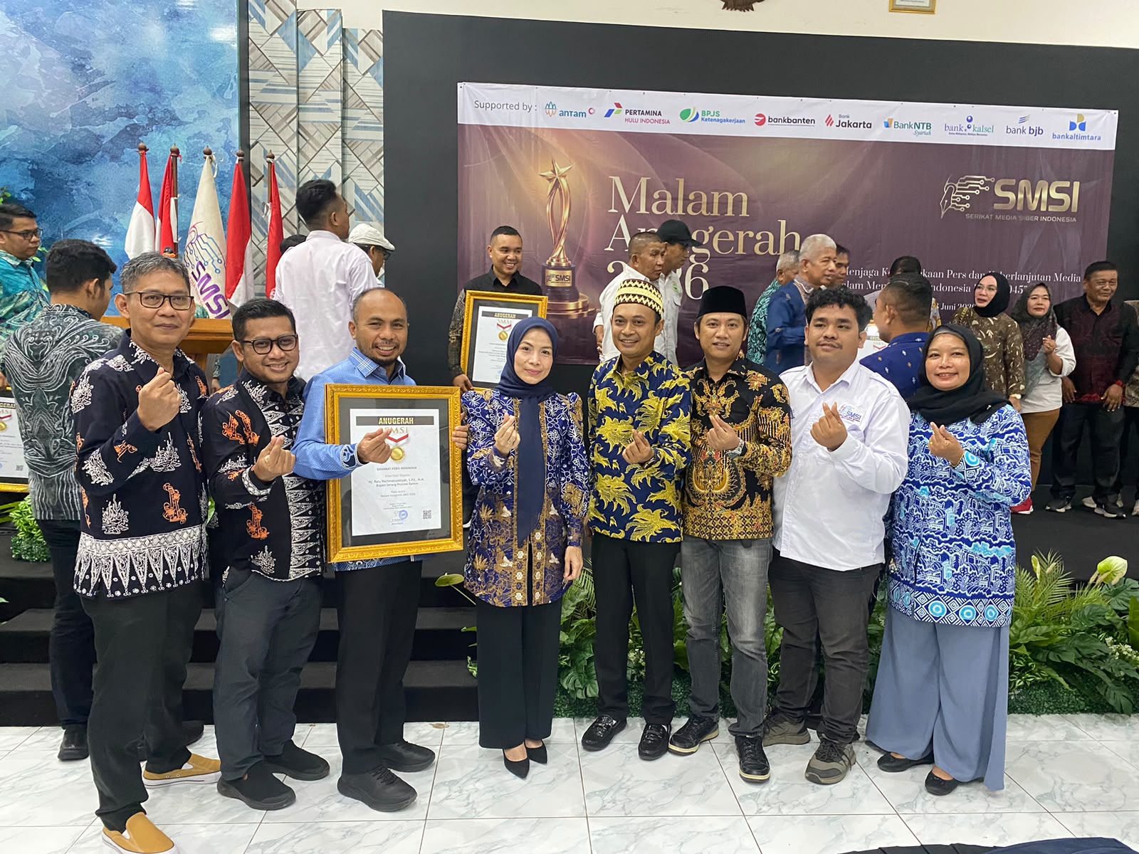 Bupati Serang Terima Anugerah SMSI 2026 Atas Sinergi dengan Insan Pers, Diapresiasi di Dewan Pers Jakarta