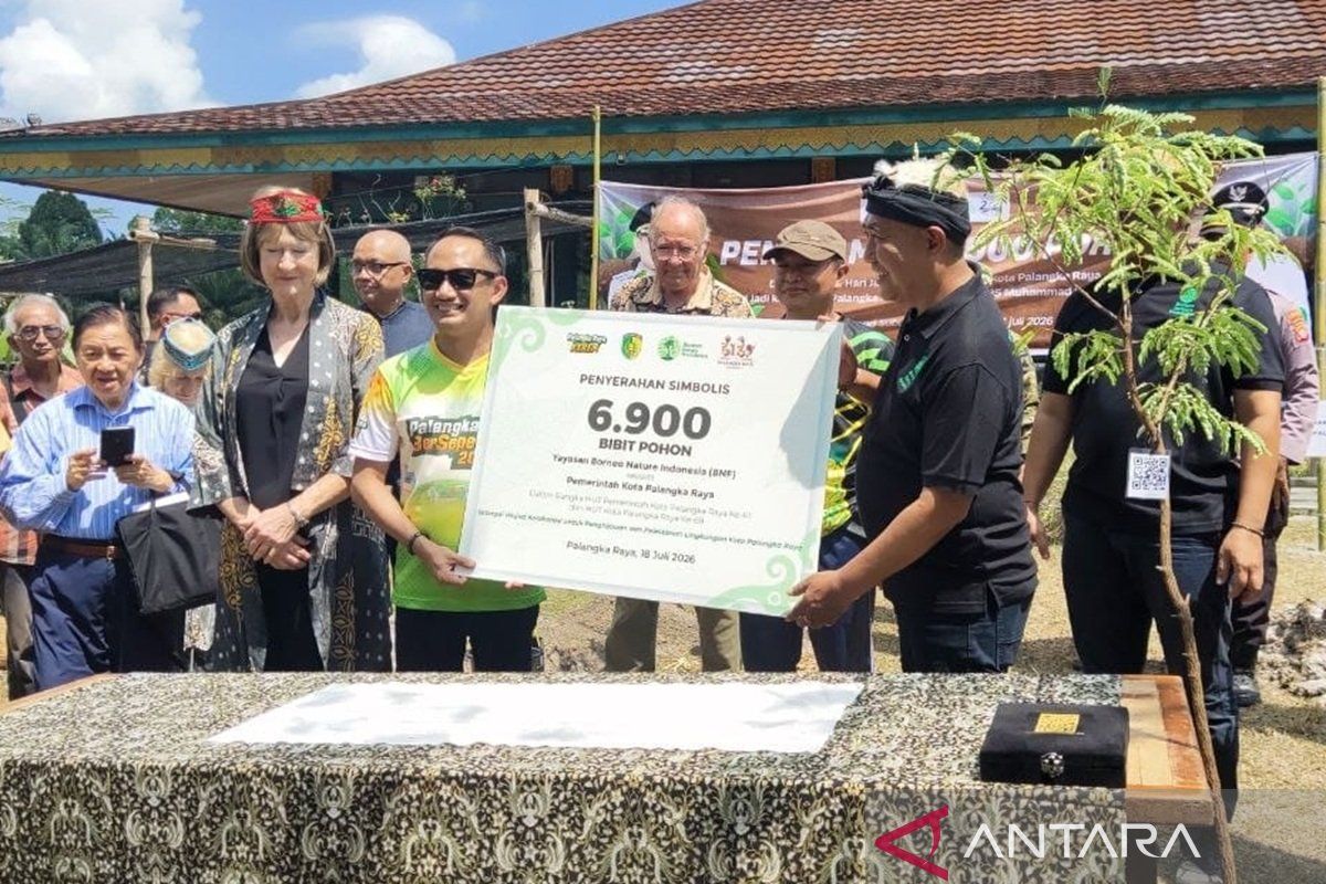 Pemkot Palangka Raya dan Yayasan Borneo Nature Indonesia Tebar 6.900 Bibit Pohon, Perkuat Kolaborasi Lingkungan