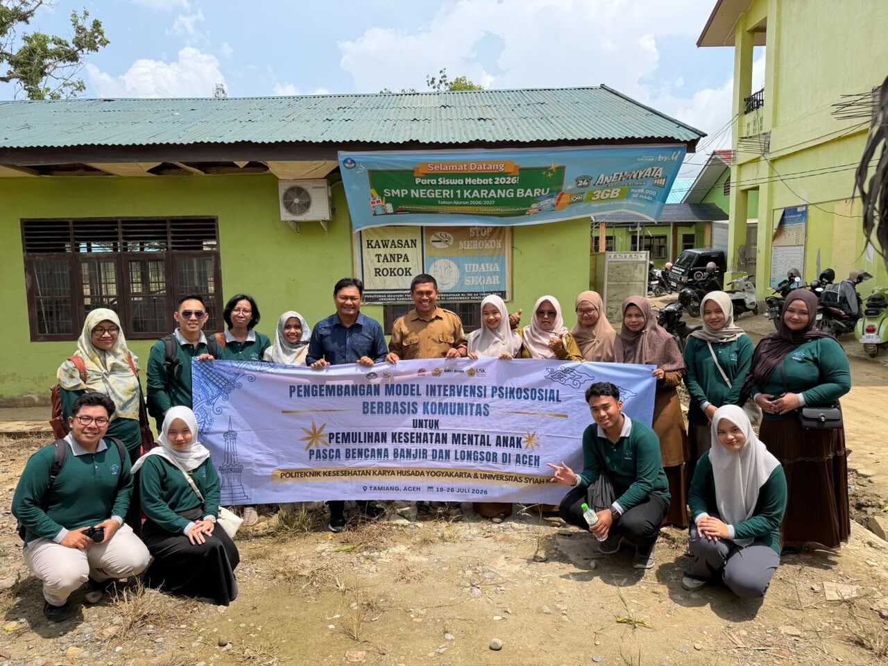 USK dan PKKHY Libatkan 1.300 Siswa SMP di Aceh Tamiang untuk Riset Pemulihan Kesehatan Mental Anak Pascabencana