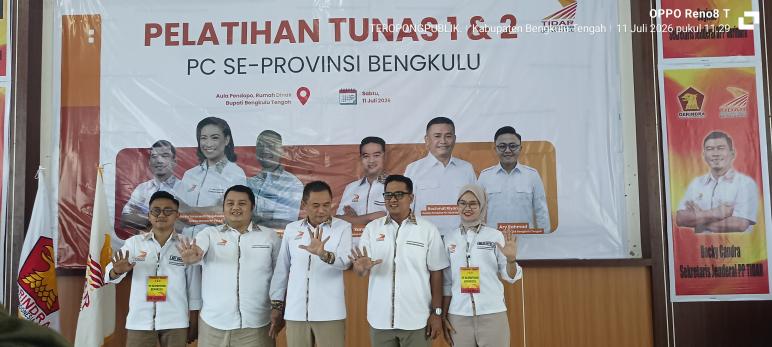 TIDAR Bengkulu Gelar Pelatihan Tunas 1 dan 2 di Bengkulu Tengah, Sandhy Cahyadi Tekankan Kualitas Kader Bukan Jumlah Anggota