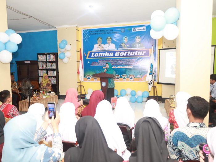 Bunda Literasi Ternate Buka Lomba Bertutur untuk 50 Siswa SD/MI, Cara Dispersip Tumbuhkan Minat Baca dan Cinta Budaya Lokal