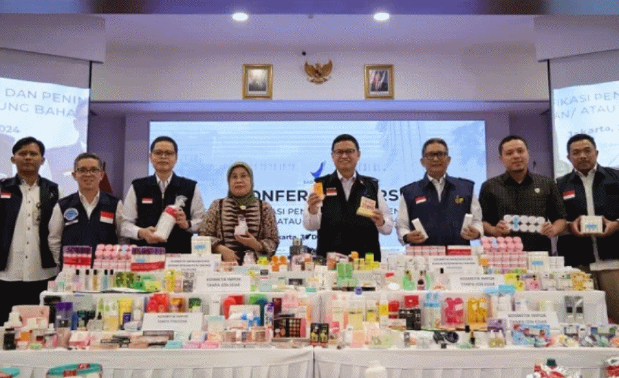 BPOM Gerebek Gudang Kosmetik Impor Ilegal di Tangerang, Sita 2 Juta Pieces Senilai Rp27,6 Miliar