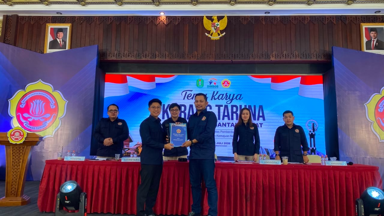 Muhammad Farizi Pimpin Karang Taruna Kalbar 2026-2031, Terpilih Secara Aklamasi dalam Temu Karya Daerah di Pontianak