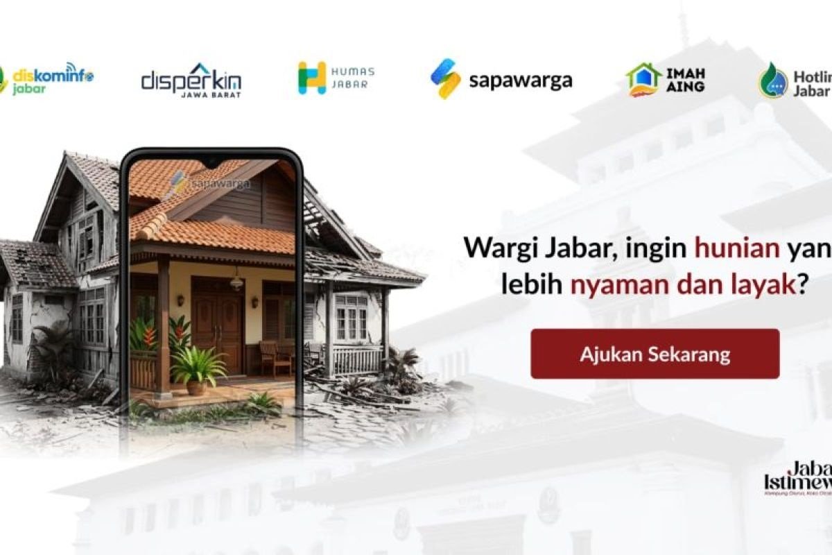 Fitur Imah Aing di Sapawarga: Cara Warga Jabar Lapor Rumah Tidak Layak Huni untuk Dibangun Gratis, Ini Syaratnya