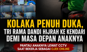 Ayah Tunggal di Kolaka Tinggalkan Kampung Halaman Demi Masa Depan Anak, Begini Kisah Perjuangan Tri Rama Dandi