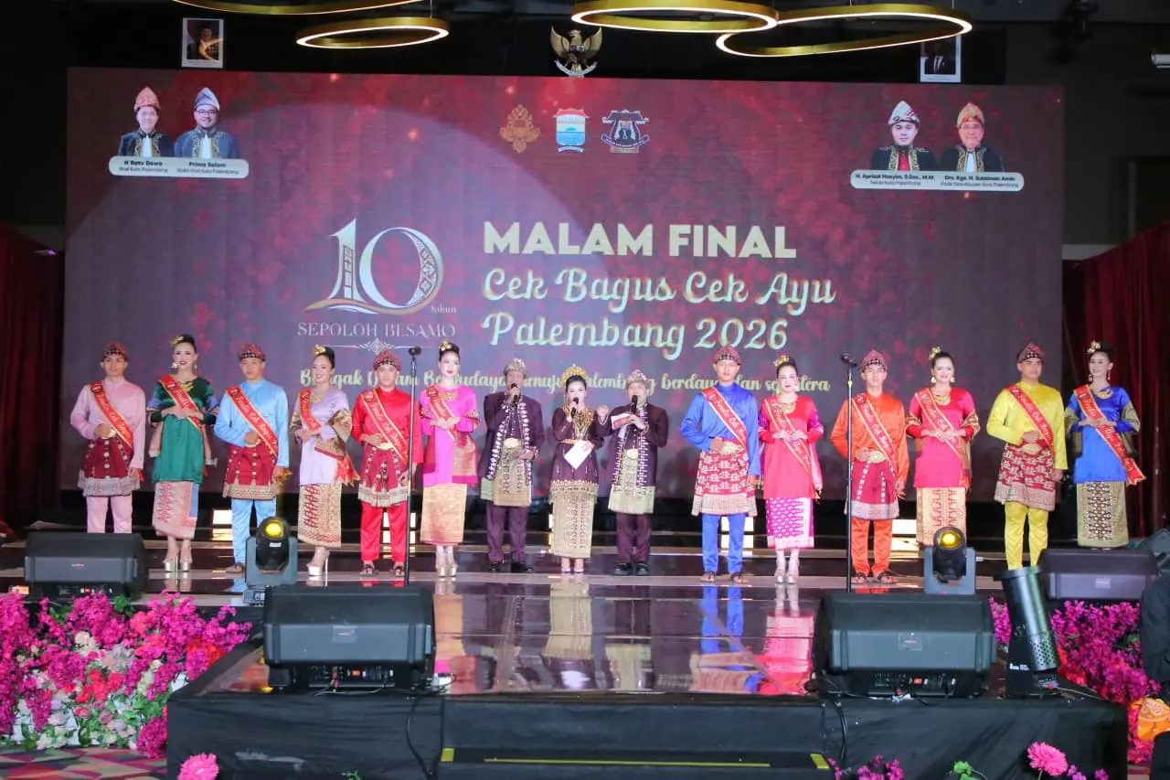 Sultan Palembang Darussalam Hadiri Malam Final Cek Bagus Cek Ayu 2026, Sebut Ada Perubahan Besar pada Karakter Budaya