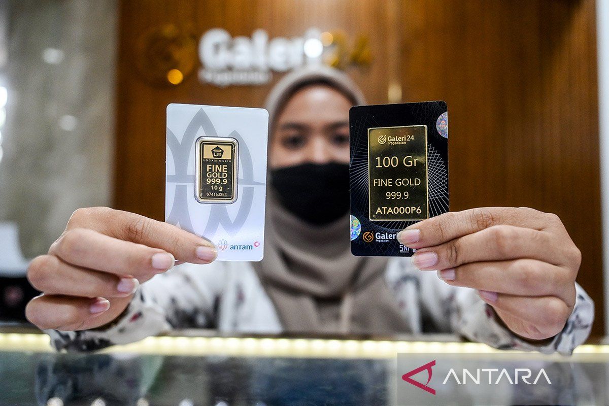 Harga Emas Galeri24 dan UBS di Pegadaian Kepri Kompak Naik, Antam Stabil di Rp2,72 Juta per Gram