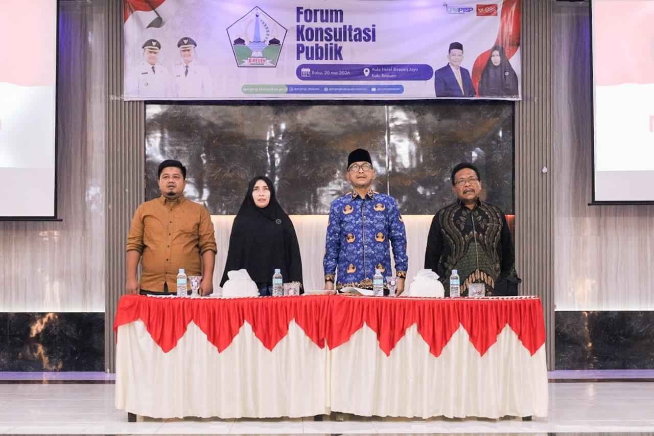 Pemkab Bireuen Finalisasi Perbup Pendelegasian Kewenangan Perizinan, Pelaku Usaha Diminta Beri Masukan