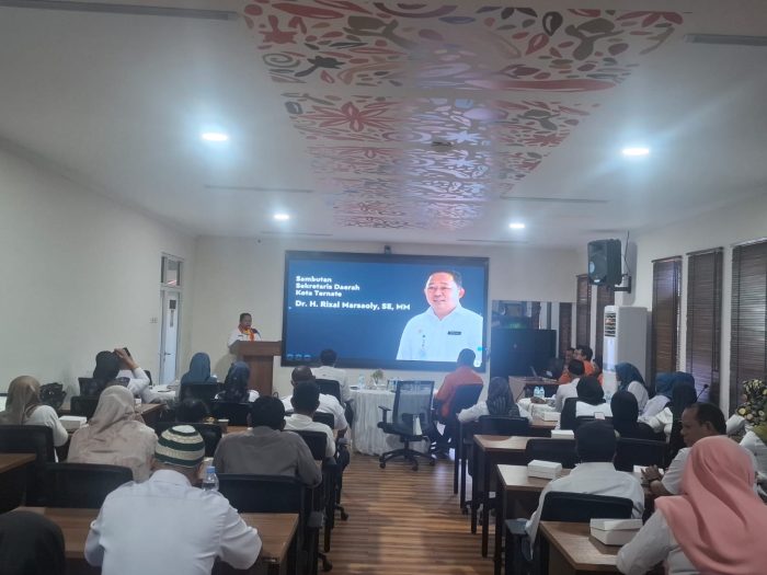 BPS Ternate Rampungkan Pembinaan Tiga Kelurahan Cantik, Sekda Dorong Data Jadi Acuan Pembangunan