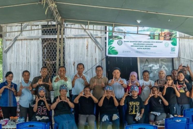 Undana dan Pemkot Kupang Luncurkan Bank Sampah Unit Lasiana Eco Resort, Unit Ke-39 Mitra Bank Sampah Induk Mutiara Timor