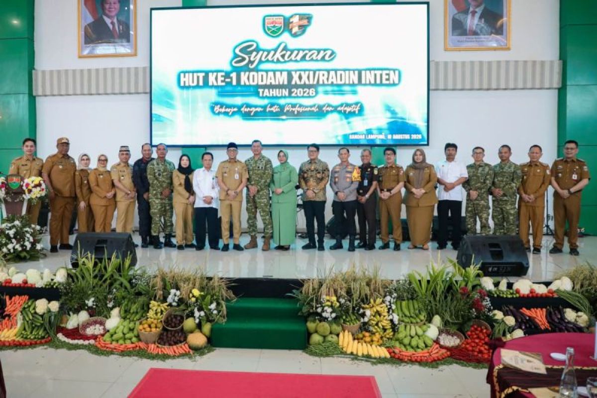 Gubernur Lampung: Kodam XXI/Raden Intan Kunci Stabilitas dan Percepatan Pembangunan Daerah