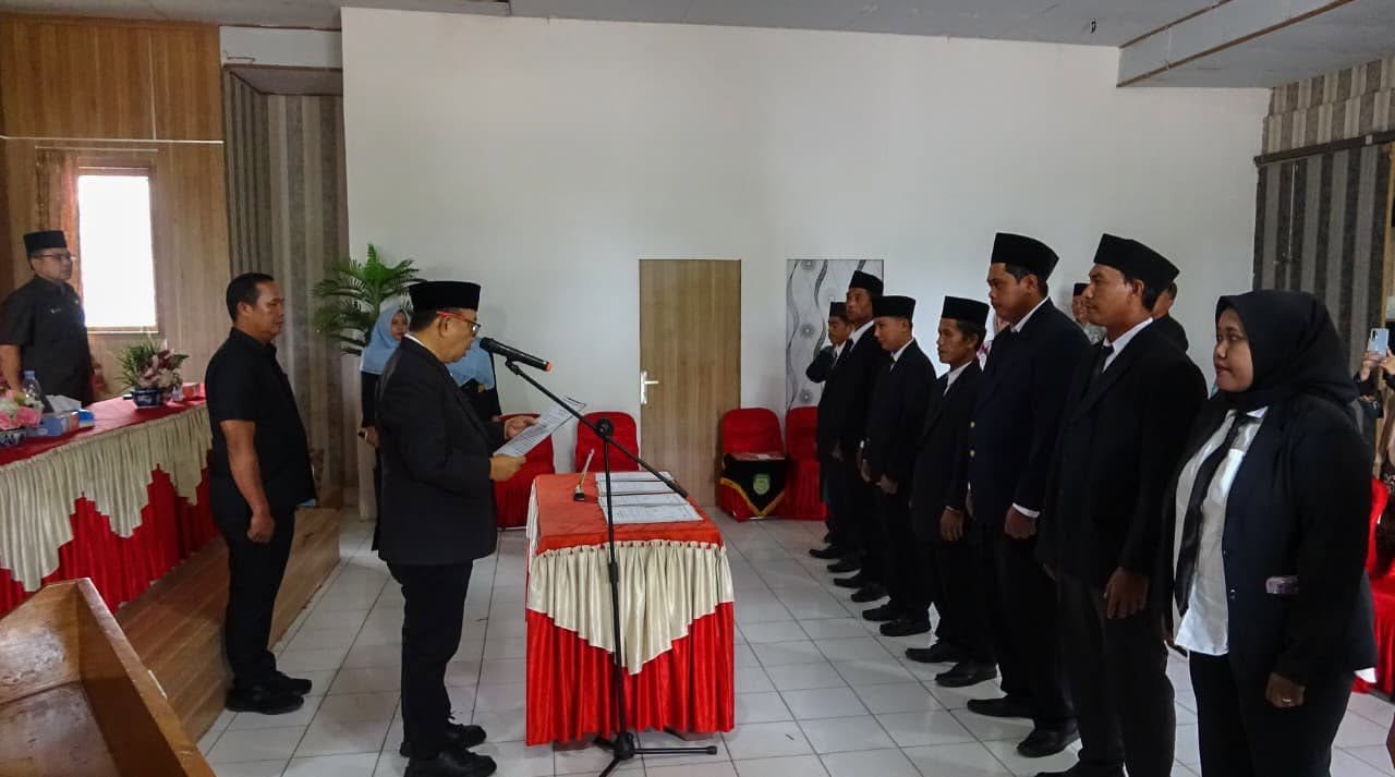 Bupati Seluma Lantik Empat Anggota BPD PAW, Minta Sinergi dengan Pemerintah Desa untuk Pembangunan