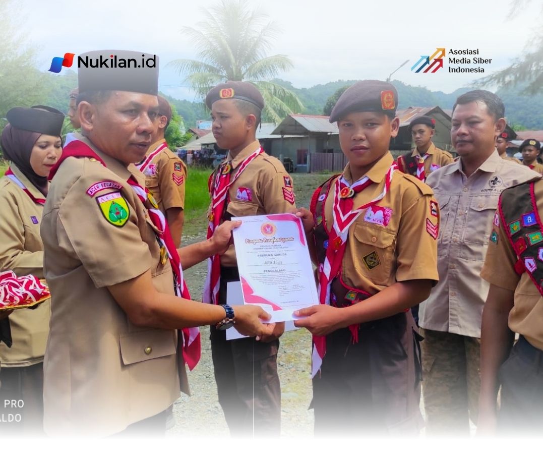 12 Pramuka Penggalang Garuda Asal Aceh Selatan Resmi Dilantik di Bumi Perkemahan Pawang Naga