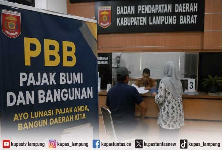 Realisasi PBB di Lampung Barat Baru 2 Persen, 1 Kecamatan Nihil Setelah 6 Bulan Berjalan