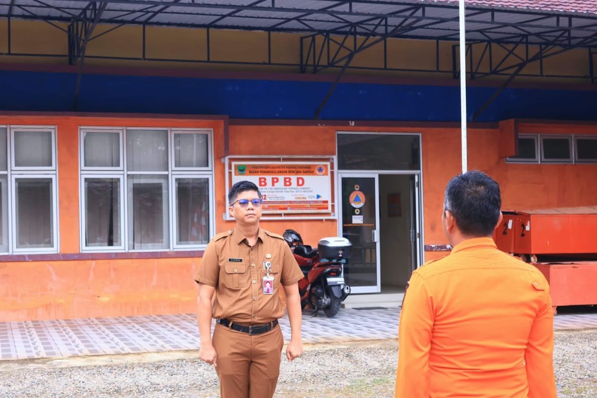 Pemkab Padang Pariaman Periksa Kesiapan BPBD Hadapi Bencana, Sekda Tekankan Disiplin Personel