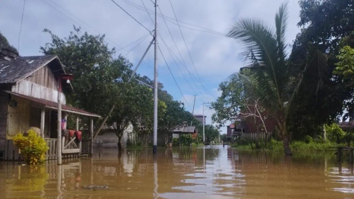 Wilayah Utara Kotawaringin Timur Masuk Status Waspada Cuaca Ekstrem, Warga Diminta Waspada Banjir dan Longsor
