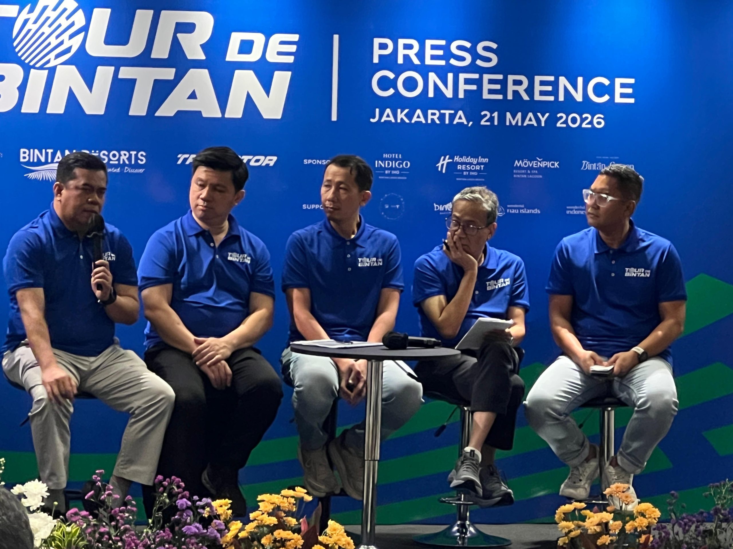 Sekda Bintan Ronny Kartika Hadiri Konferensi Pers Tour de Bintan 2026 di Jakarta, Targetkan 2.000 Peserta dari 30 Negara