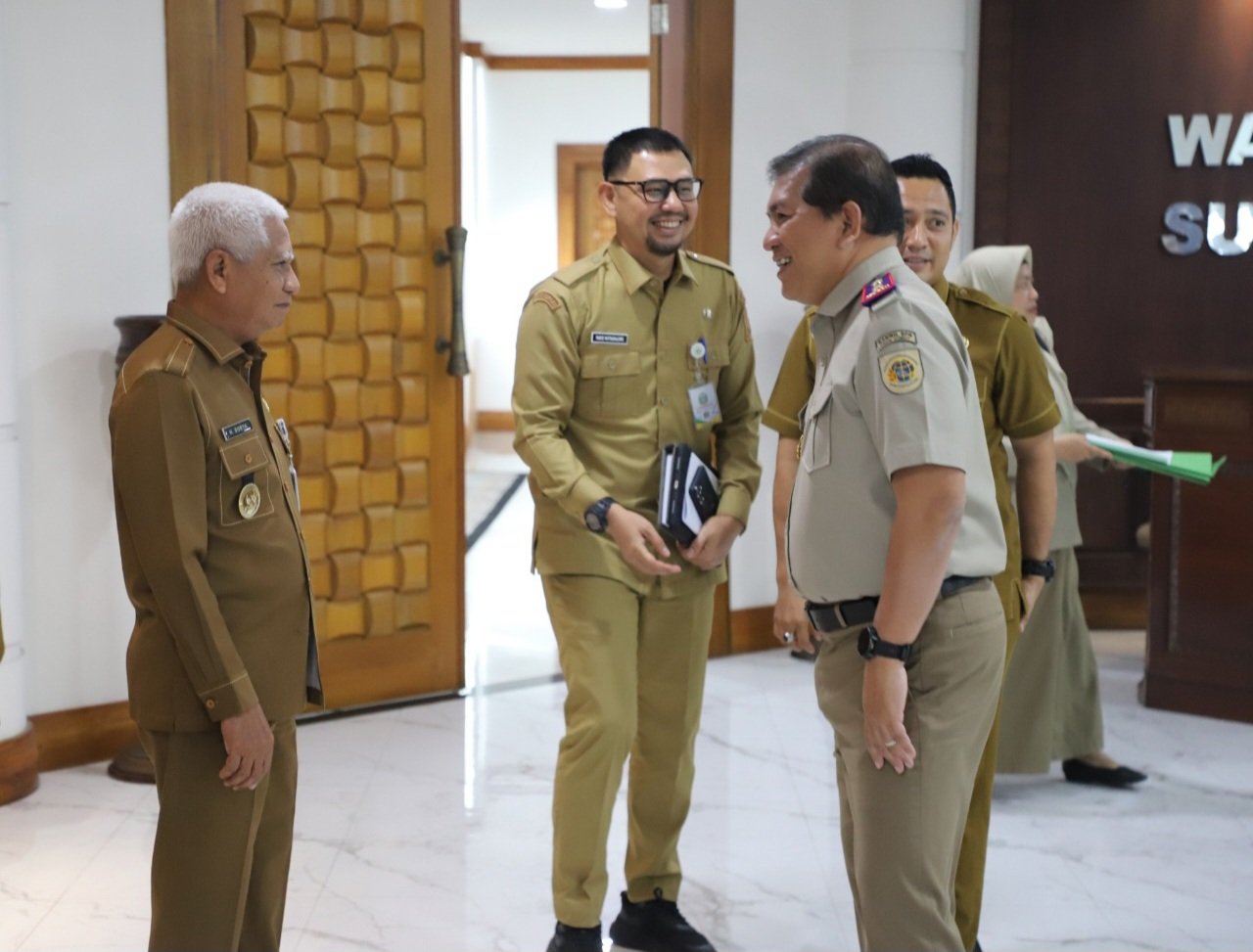Kanwil BPN Sumut dan Wagub Surya Bahas Tiga Program Prioritas Pertanahan, Target Percepatan Sertifikasi Tanah Masyarakat