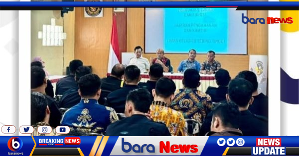 Perkuat Kamtib, Lapas Kelas IIB Tebing Tinggi Gelar Rapat Disiplin Internal untuk Petugas