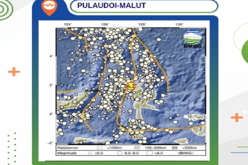 Gempa M6,2 Guncang Pulau Doi Maluku Utara, BMKG Imbau Warga Tak Panik tapi Waspada Gempa Susulan