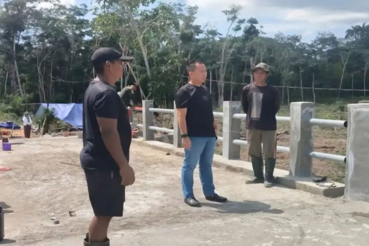 Kodim Tanjungpinang Selesaikan Empat Jembatan Beton di Bintan, Akses Warga ke Pusat Ekonomi Kini Lancar