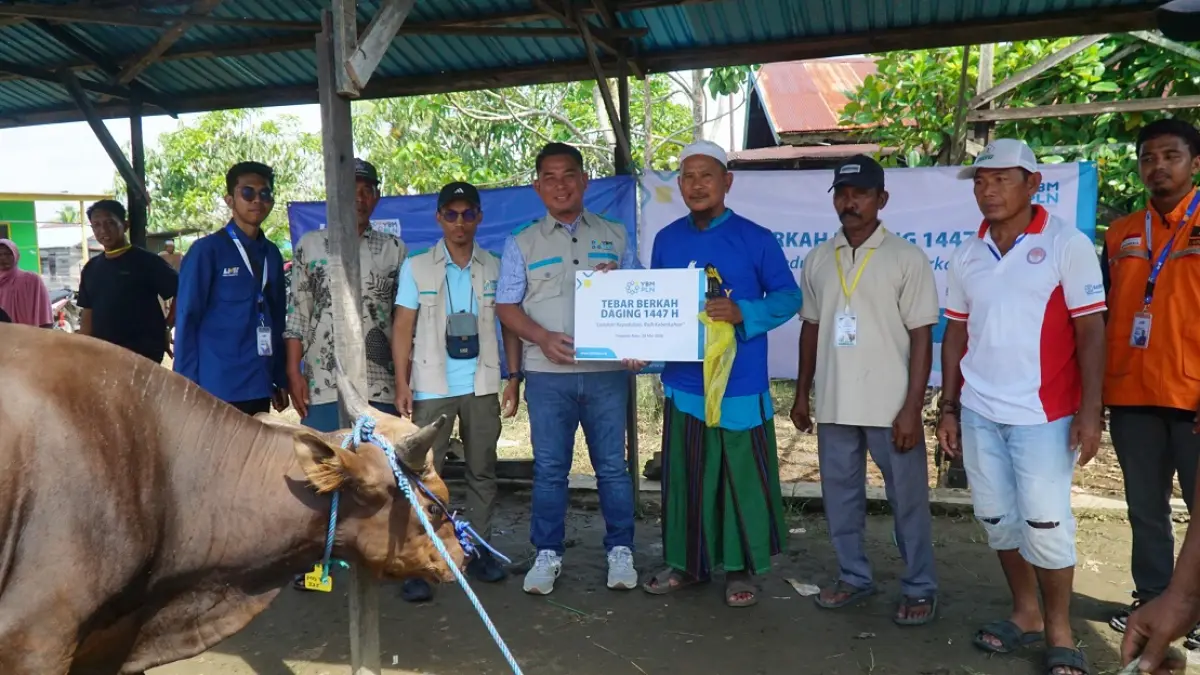24 Tahun Tak Ada Kurban, Warga Tinggiran Baru di Kapuas Kembali Rasakan Kebersamaan Iduladha Lewat Program YBM PLN