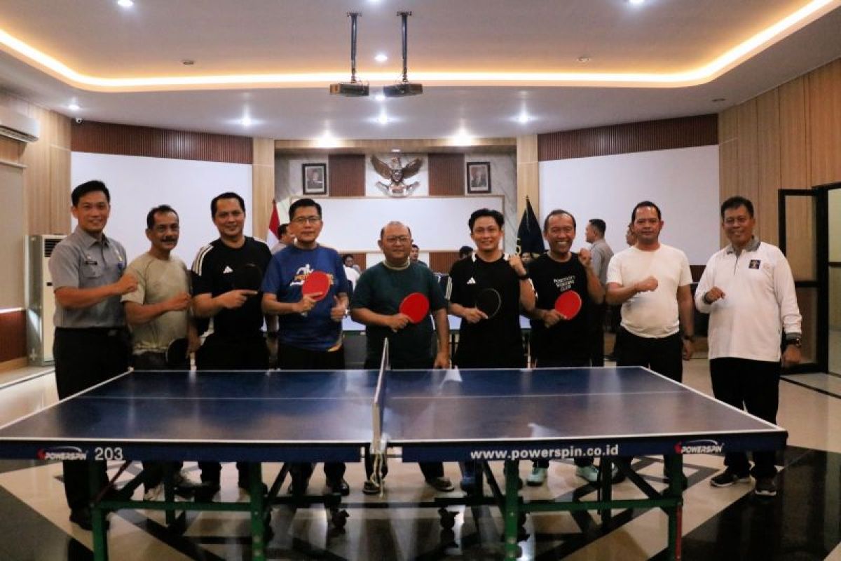 Kemenkum Bengkulu Gelar Turnamen Tenis Meja Hari Pengayoman ke-81, Bank Bengkulu Juara 1