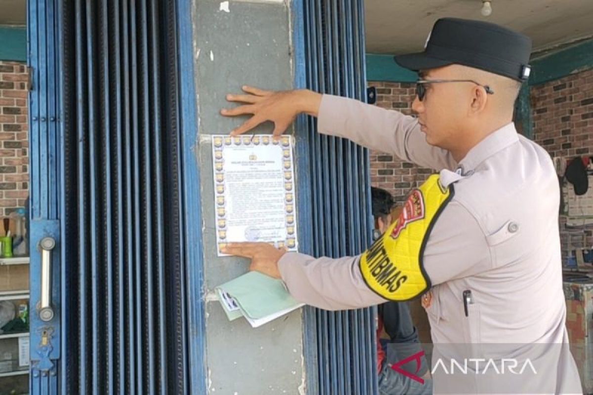 Polres Rejang Lebong Terjunkan Bhabinkamtibmas ke 15 Kecamatan Sosialisasikan Larangan Bakar Hutan dan Lahan