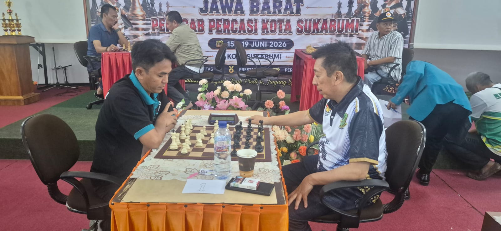 Ketua Percasi Sumedang Tatang Taryana Raih Podium Kedua Turnamen Catur Antar Ketua Pengcab se-Jabar di Sukabumi
