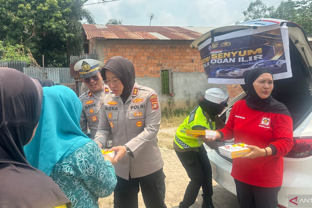 Polres Ogan Ilir Gerakkan Emak-Emak di Pulau Semambu Awasi Titik Api Karhutla Lewat Foto dan Koordinat