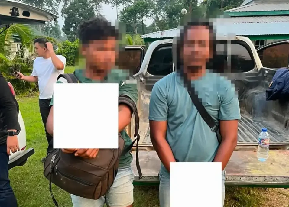 Polda Sumbar Bekuk Dua Operator Alat Berat Tambang Emas Ilegal di Solok Selatan, Sita Ekskavator dan Karpet Emas