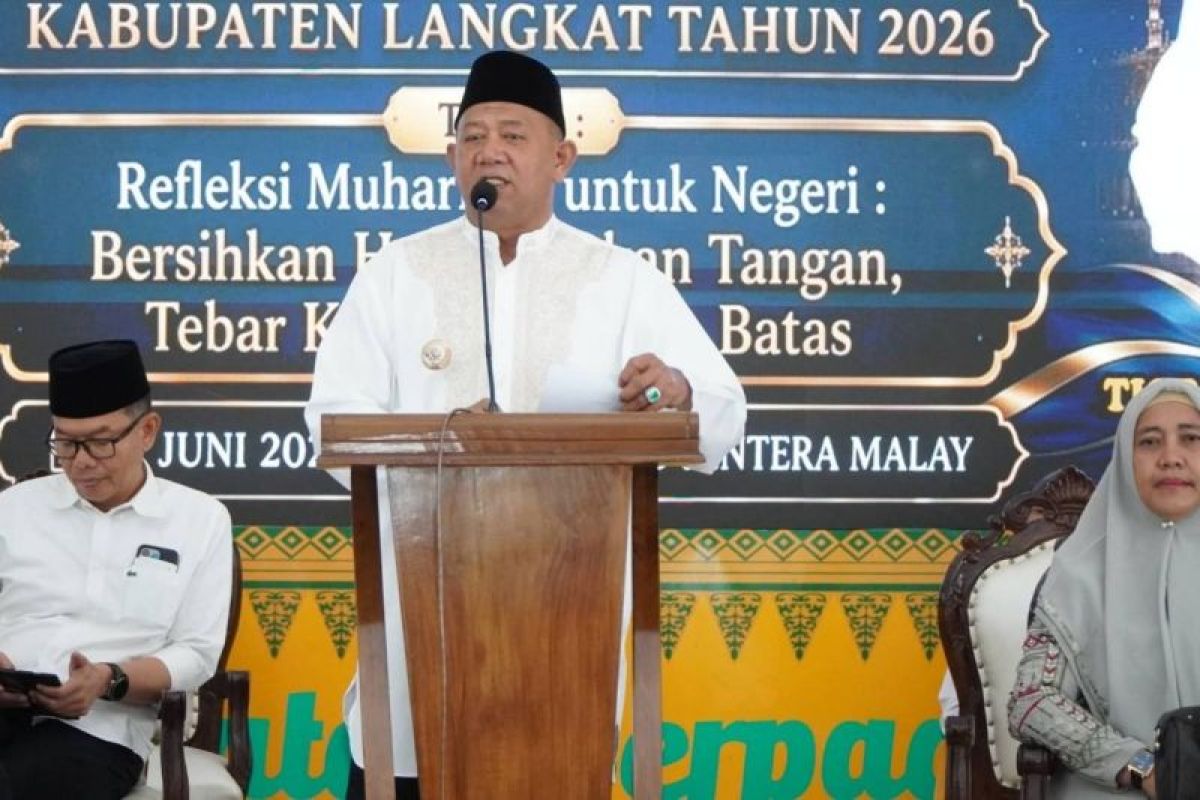 Bupati Langkat Ajak Masyarakat Jadikan Muharram Momentum Hijrah, Santuni 25 Anak Yatim di Acara Penepung Tawaran Haji