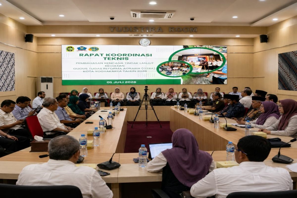 Pemkot Yogyakarta Siapkan Dua Strategi Reforma Agraria Perkotaan, Kampung Percontohan dan Pemanfaatan Tanah Wakaf 2026