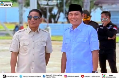 Bupati dan Wabup Murung Raya Turun ke Alun-Alun Jorih Jerah, Persiapan MTQ KORPRI VIII Tingkat Kalteng Dikebut