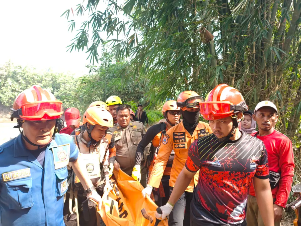 Bocah 6 Tahun Hanyut di Sungai Cianten Bogor Ditemukan Tewas, Berjarak 1 Kilometer dari Titik Tenggelam