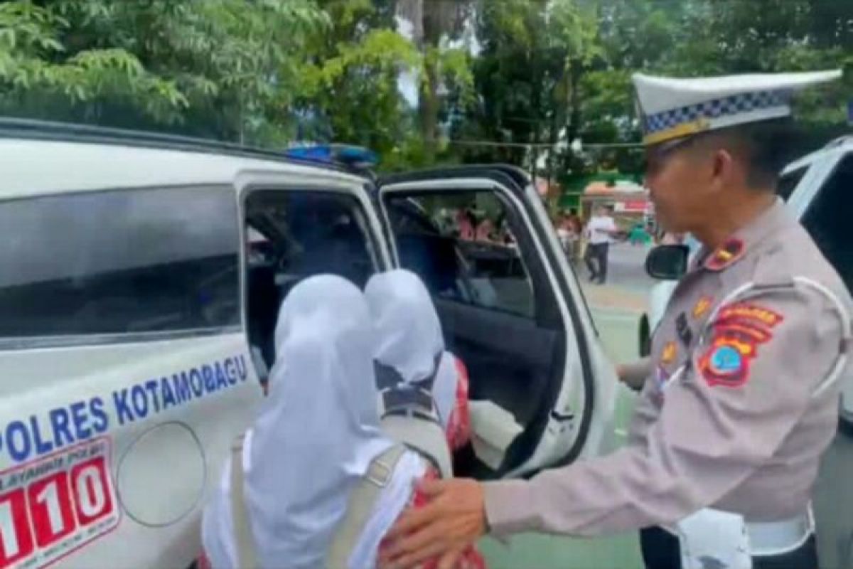 Polres Kotamobagu Luncurkan Program Antar-Jemput Gratis untuk Pelajar, 5 Sekolah Jadi Sasaran