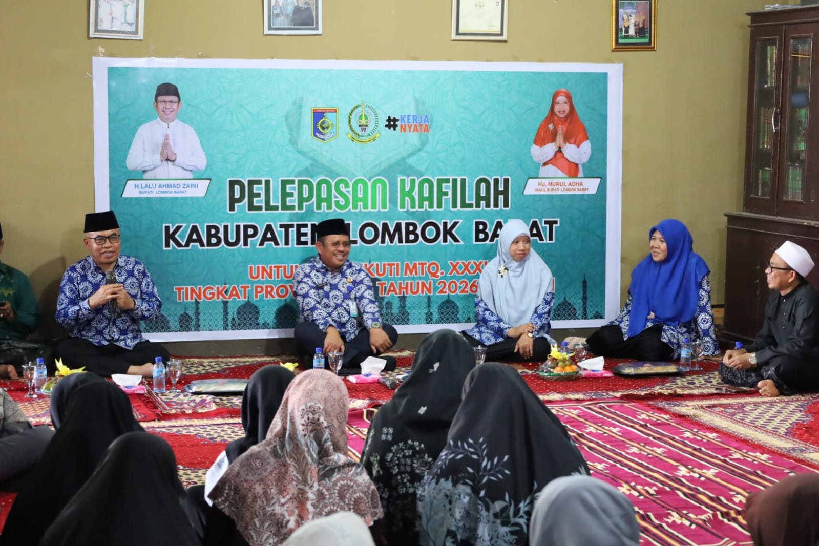Lombok Barat Targetkan Juara Umum MTQ ke-31 NTB, 54 Kafilah Dilepas Bupati dengan Pesan Jaga Niat Ibadah