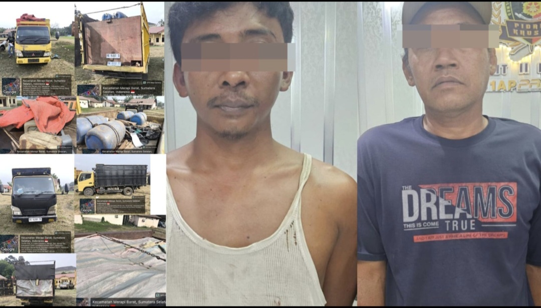 Polres Lahat Gagalkan Penyelundupan 20 Ton BBM Ilegal, Dua Sopir Truk Diamankan usai Tabrak Lari