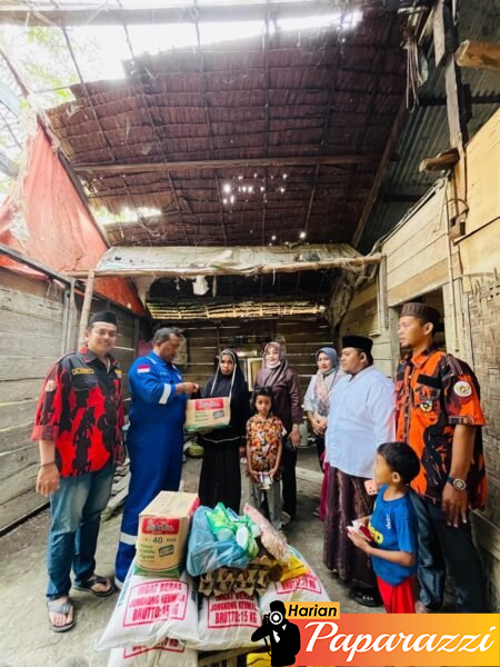 PT Wira Cipta Perkasa dan Pemuda Pancasila Aceh Utara Bagikan Sembako untuk Fakir Miskin dan Anak Yatim di Lingkungan Cluster IV PGE
