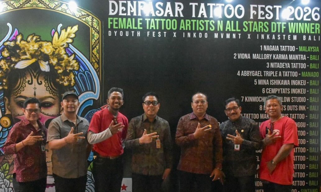 Denpasar Tattoo Fest 2026 Digelar Akhir Pekan Ini, Pemkot Dorong Seni Tato Masuk Industri Kreatif