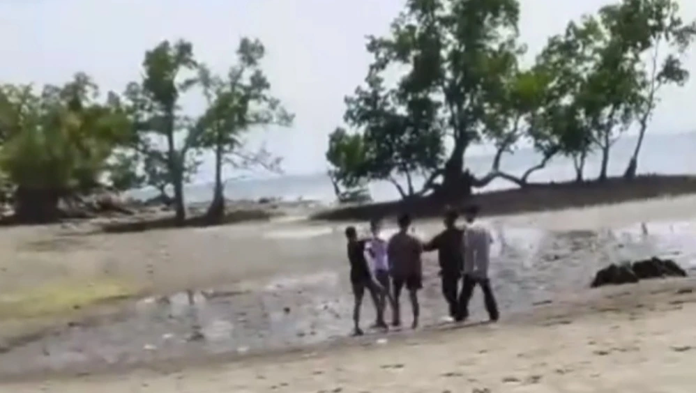 Perkelahian Pakai Badik di Pantai Tai Manu Mamuju Viral, Dua Pemuda Diamankan Polsek Kalukku