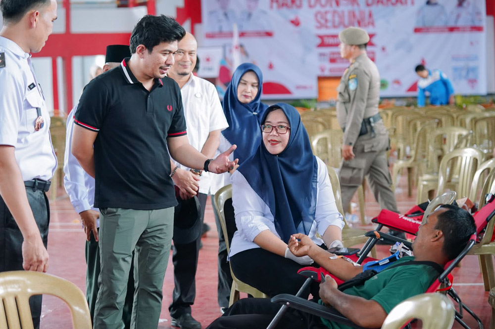 PMI Bengkulu Utara Kumpulkan 121 Kantong Darah di Hari Donor Sedunia, Bupati Minta Ada Agenda Bulanan di OPD